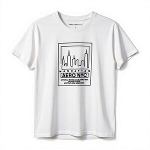 AEROPOSTALE | Women’s White AERO MANHATTAN NYC Shirt Size Large